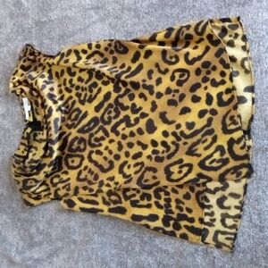 Adam Lippes Collective asymmetric wrap leopard top